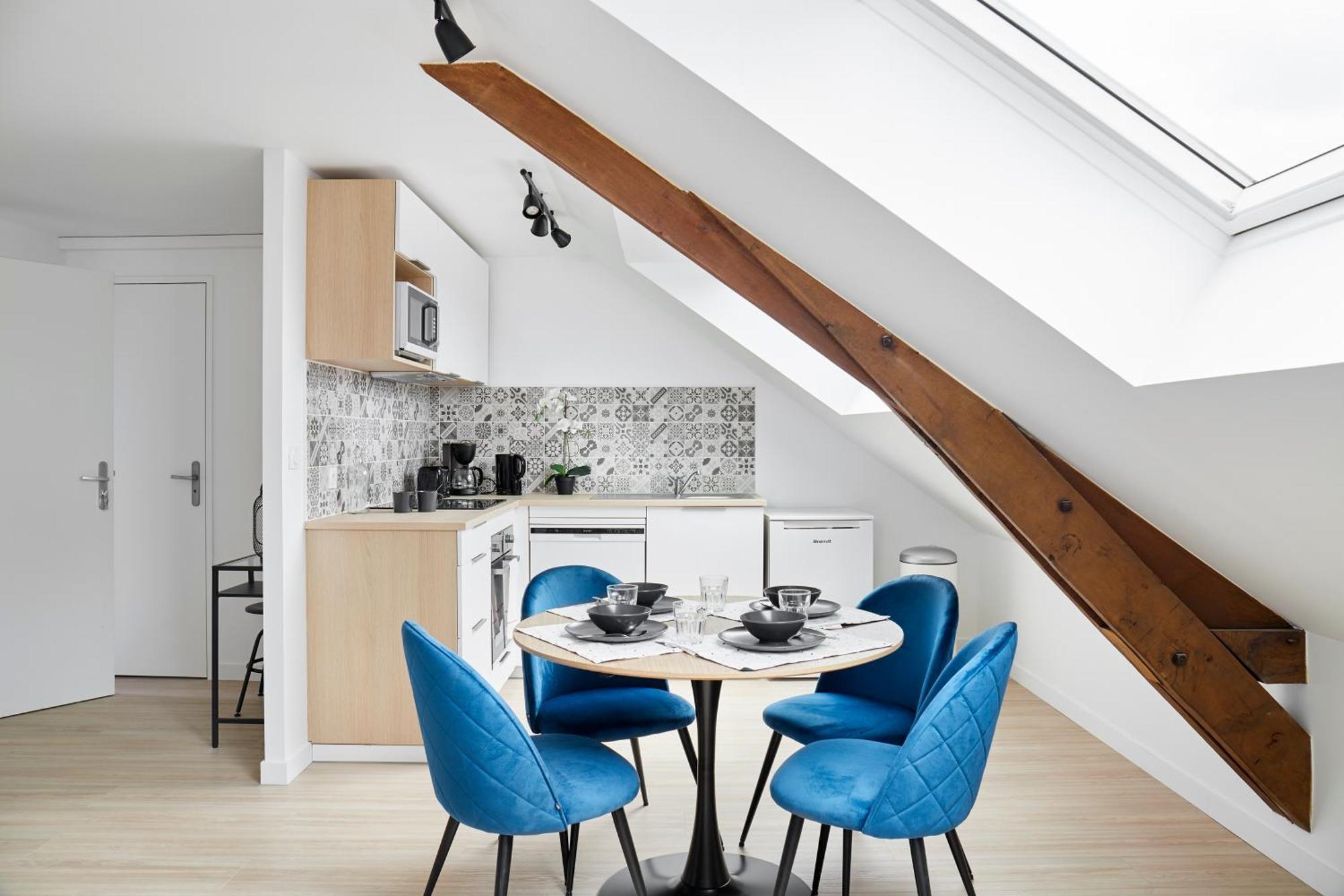 Vallons-de-l'Erdre Le Grand Bleu - Wifi Fibre/Linge/Acces Cour 아파트 외부 사진